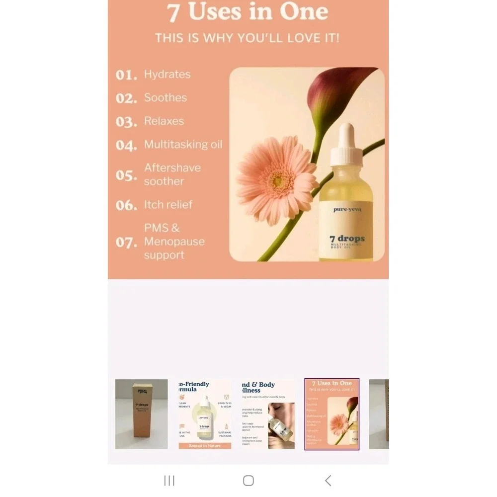 7 DROPS Multitasking Body Oil
